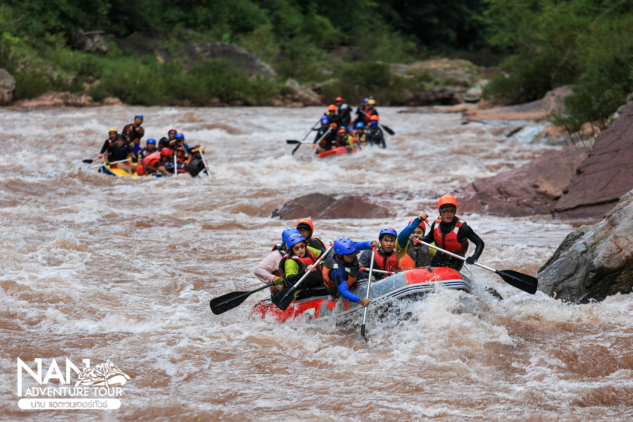 Best Time for Wa River Rafting in Nan