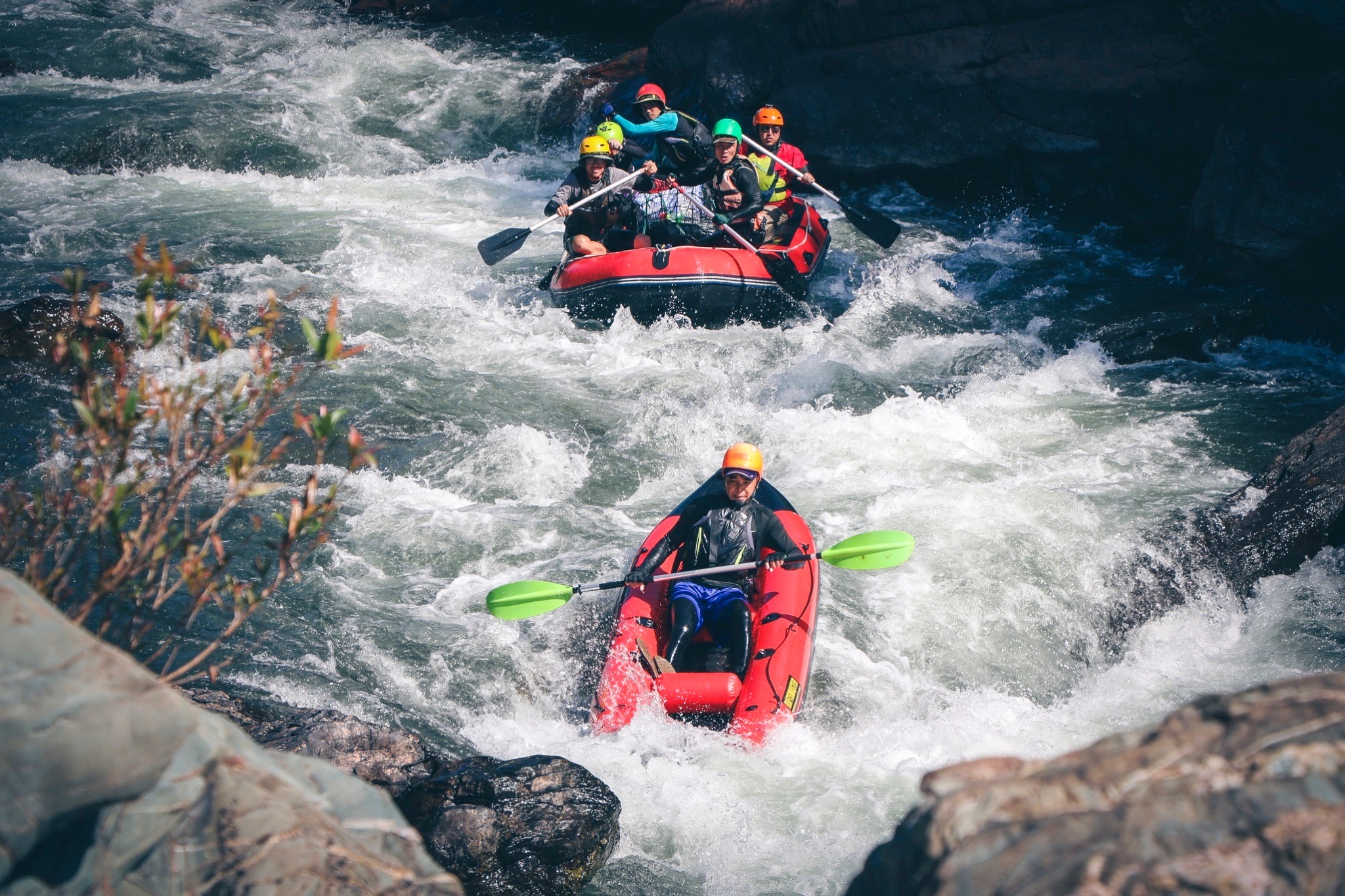 Whitewater Rafting on the Wa River, Nan
